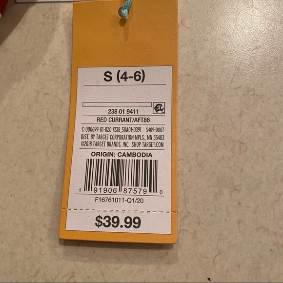 KONA SOL Red Stripe One Piece Strapless Swimsuit - Picture 11 of 11